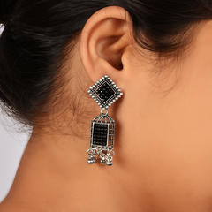 Antique silver jhumka