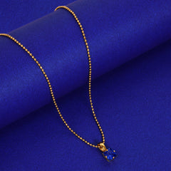 Aditi Blue Stone Pendant