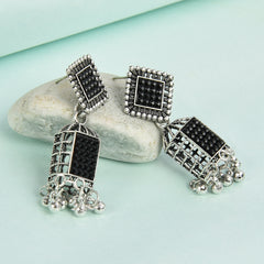 Antique silver jhumka