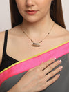 BLACK SWAROWSKI CRYSTAL  MANGALSUTRA