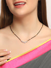 Beautiful Modern Trendy  Gold Black Beads Mangalsutra for Woman