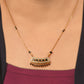 BLACK SWAROWSKI CRYSTAL  MANGALSUTRA