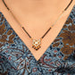 Elegant Stylish Party & Casual Wear Gold Plated American Diamond Mangalsutra