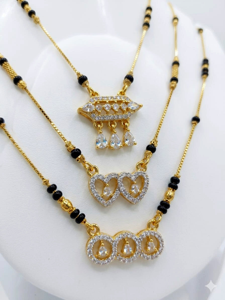 Premium Mangalsutra Trio Set – Perfect Gift for Women