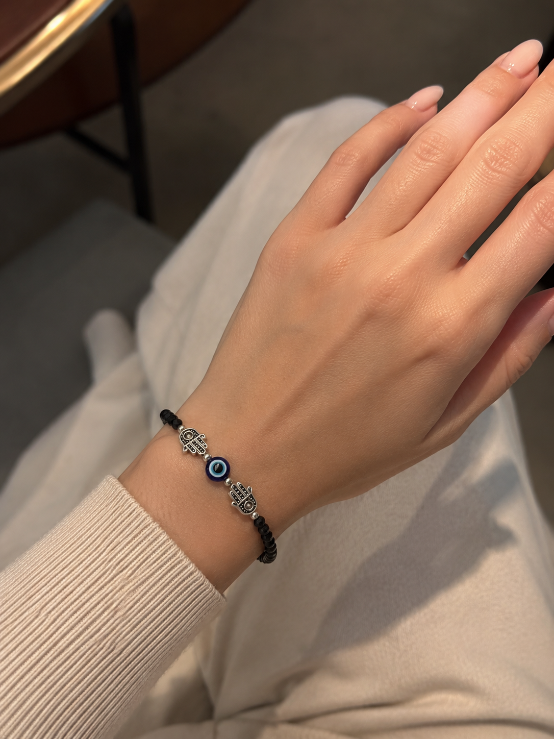 Unisex Evil Eye Bracelet Combo (Set of 2) – Protective Charm Couple Bracelets