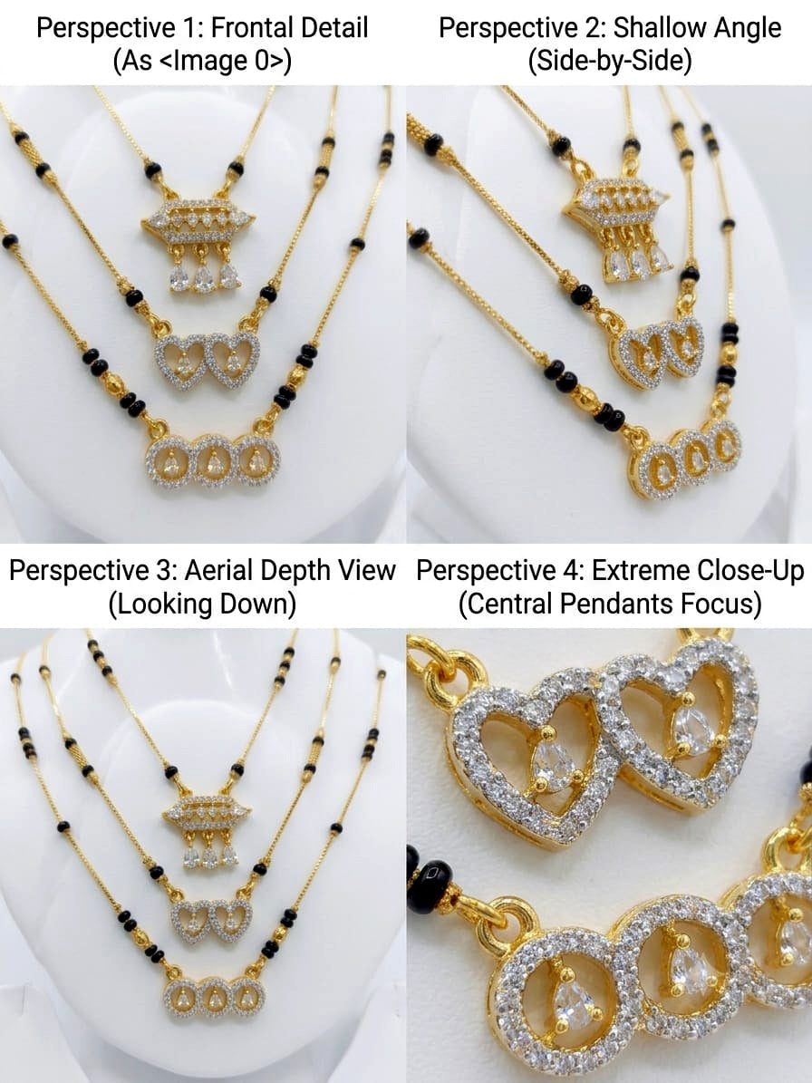 Premium Mangalsutra Trio Set – Perfect Gift for Women