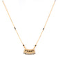BLACK SWAROWSKI CRYSTAL  MANGALSUTRA