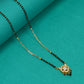 Elegant Stylish Party & Casual Wear Gold Plated American Diamond Mangalsutra