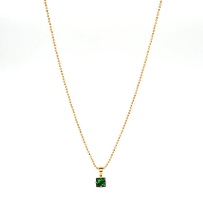 Pendant Green Stone